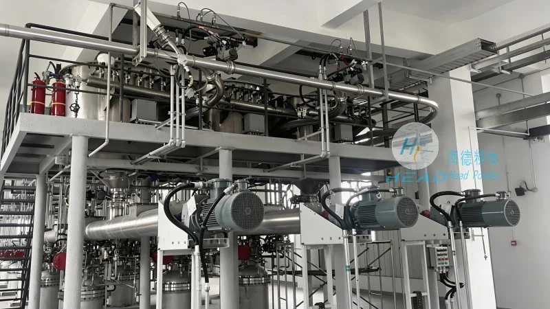 Bahan tiga komponen, pengaliran nitrogen pneumatik