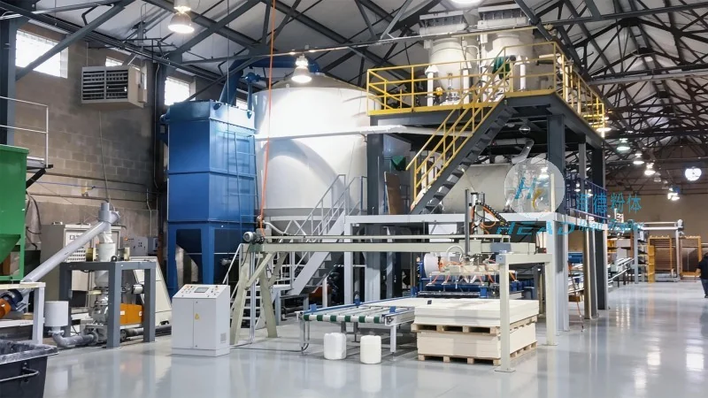 Serbuk logam zink, pengangkutan pneumatik dengan sirkulasi nitrogen