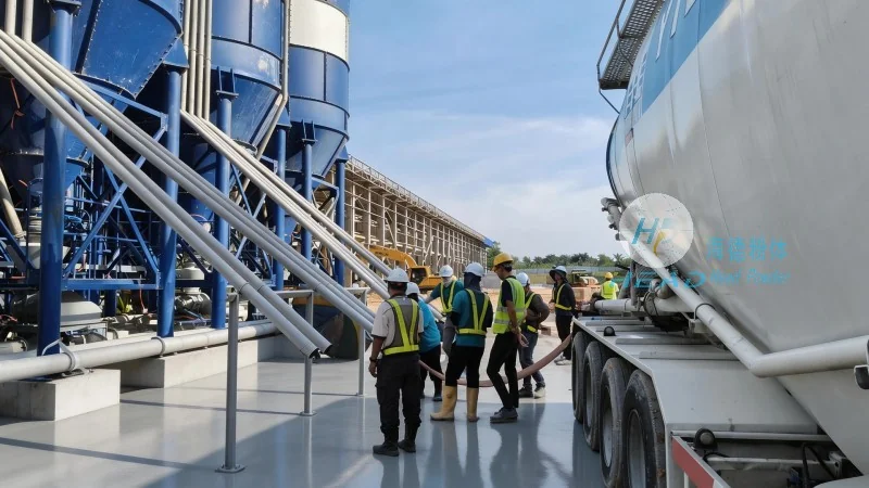 Kes Projek Pengangkutan Pneumatik Fasa Lembut Biji Plastik untuk Syarikat Plastik di Tianjin
