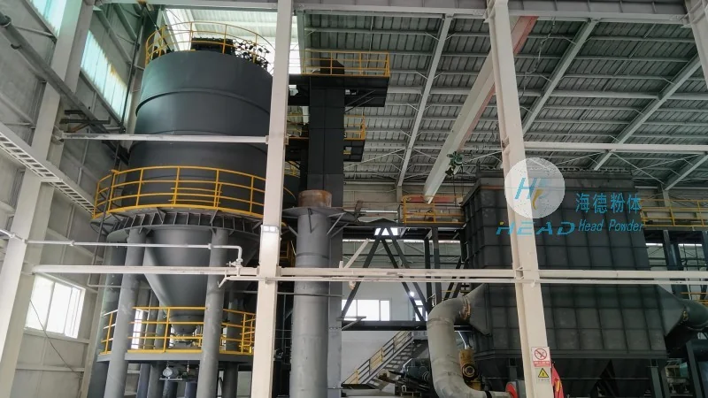 Serbuk Gypsum yang Dicampur dan Dihantar Secara Pneumatik