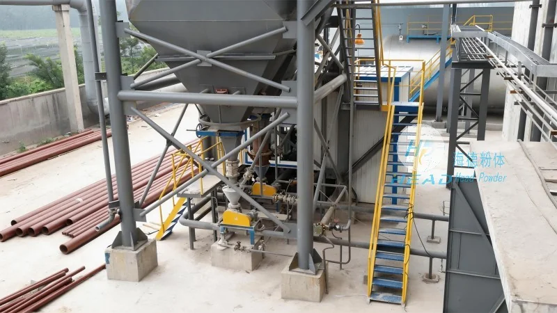 Kes Projek Pengangkutan Pneumatik Bersama Serbuk Gypsum untuk Syarikat Bahan Binaan di Wuhan, Hubei