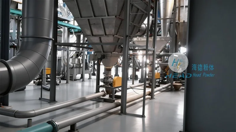 Kajian Kes Projek Pengangkutan Pneumatik Berkembar dengan Nitrogen, Fosfat Besi Liat, untuk Syarikat Bateri Liat di Zaozhuang, Shandong