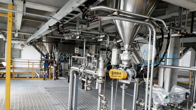 Kajian Kes Projek Pengangkutan Pneumatik Kitaran Nitrogen untuk Konsentrat Lepidolite di Syarikat Bateri Lithium di Yichun, Jiangxi