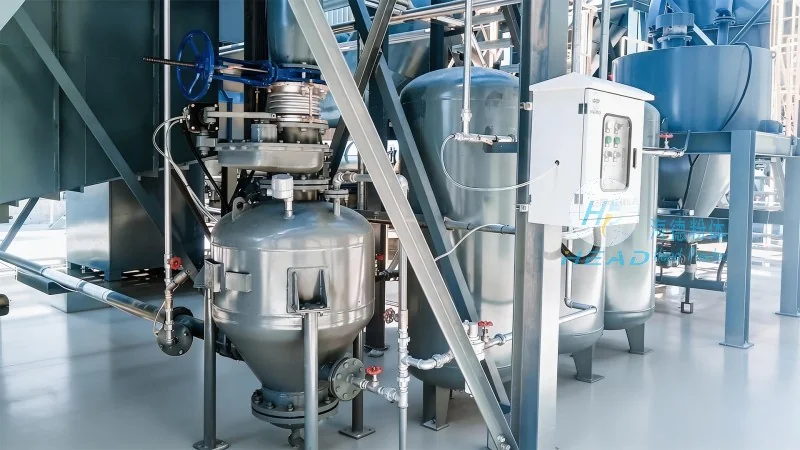 Projek Pengangkutan Pneumatik dengan Aliran Nitrogen untuk Serbuk Logam Neodymium di Syarikat Bumi Langka di Baotou, Inner Mongolia