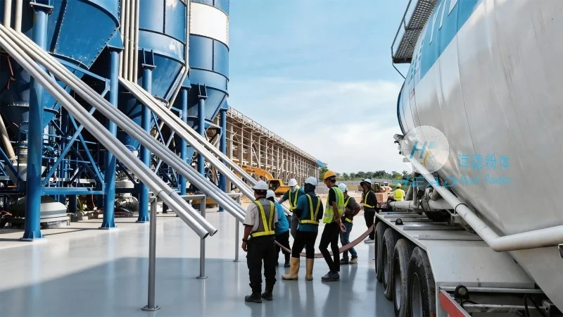 Projek Pengangkutan Pneumatik dengan Aliran Nitrogen untuk Serbuk Logam Neodymium di Syarikat Bumi Langka di Baotou, Inner Mongolia